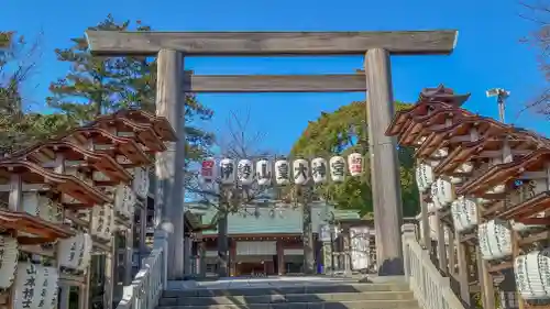 伊勢山皇大神宮の鳥居