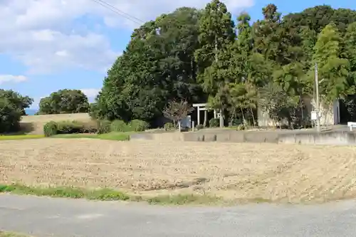 龍森神社の景色