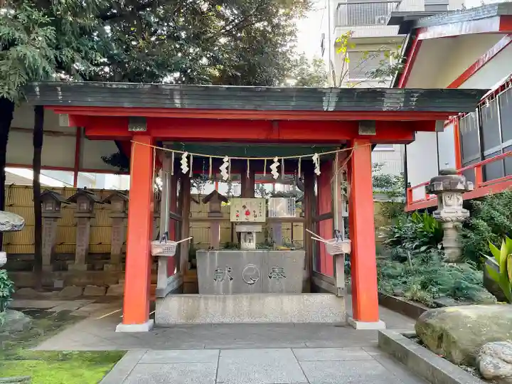 くまくま神社(導きの社 熊野町熊野神社)の手水舎