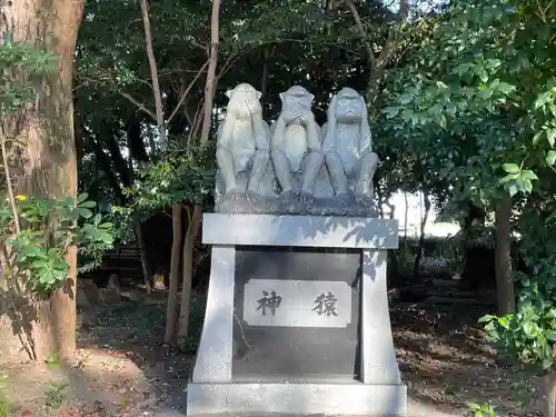 不乗森神社の狛犬