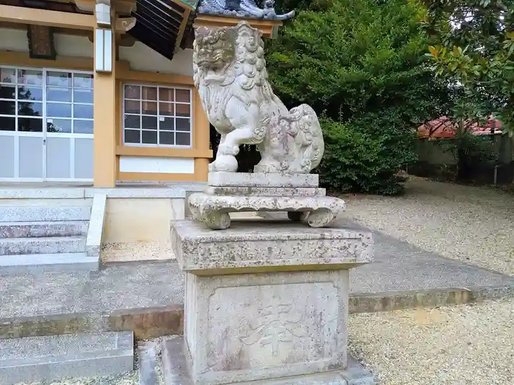 八幡社(久米八幡社)の狛犬