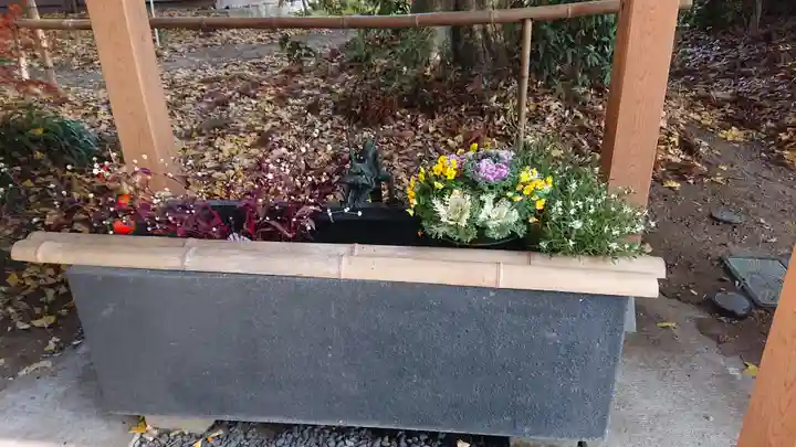 下野 星宮神社の手水舎
