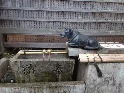 菅原院天満宮神社の手水舎