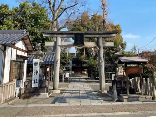 縣神社の鳥居