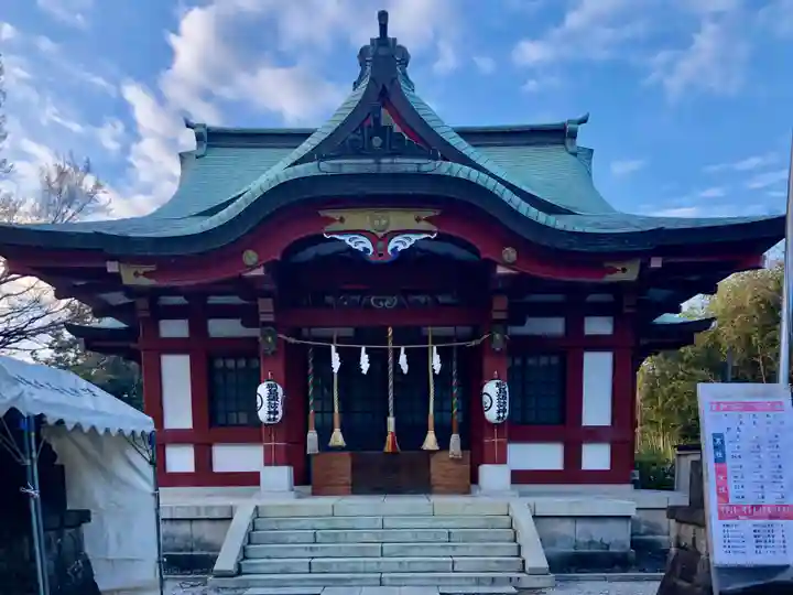 諏訪神社の本殿・本堂