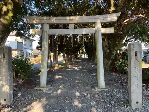 大幡八幡神社の鳥居