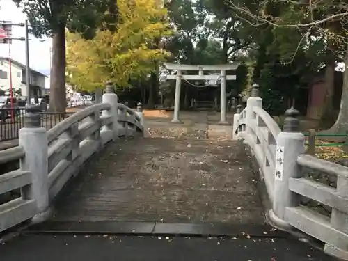 井細田八幡神社の鳥居