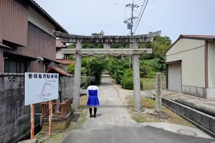 許曾志神社の鳥居
