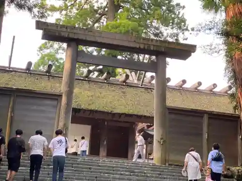 伊勢神宮内宮（皇大神宮）の鳥居