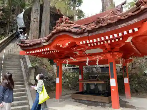 榛名神社の手水