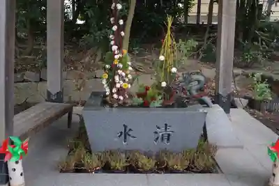 東海市熊野神社の手水舎