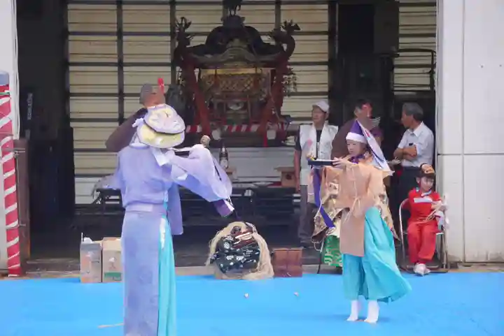 尻岸内八幡神社のお祭り