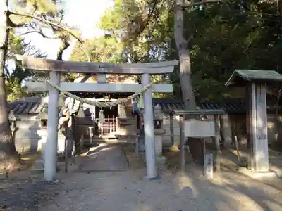 御剱八幡宮の鳥居