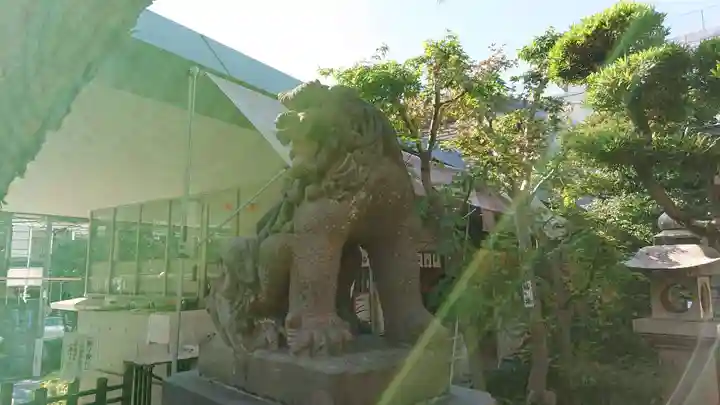 鳩森八幡神社の狛犬