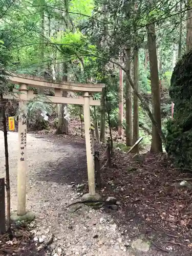 室生龍穴神社 奥宮の鳥居