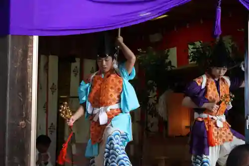 長屋神社の神楽