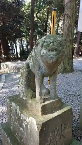 間々田八幡宮の狛犬