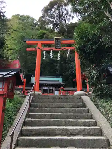 櫟谷宗像神社（松尾大社摂社）の鳥居