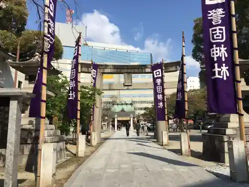 警固神社の鳥居