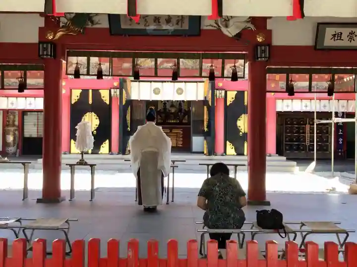 波上宮の本殿・本堂