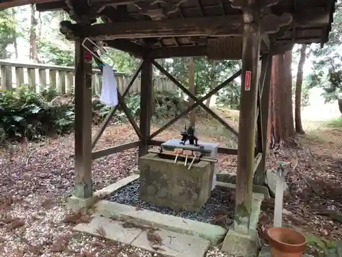 飯道神社の手水舎