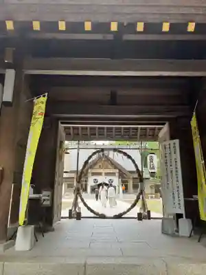 帯廣神社の山門・神門