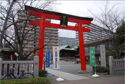 亀戸浅間神社の鳥居
