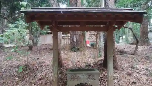 二所神社の手水舎