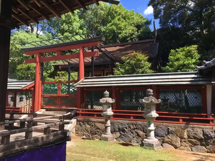 氷室神社の本殿・本堂