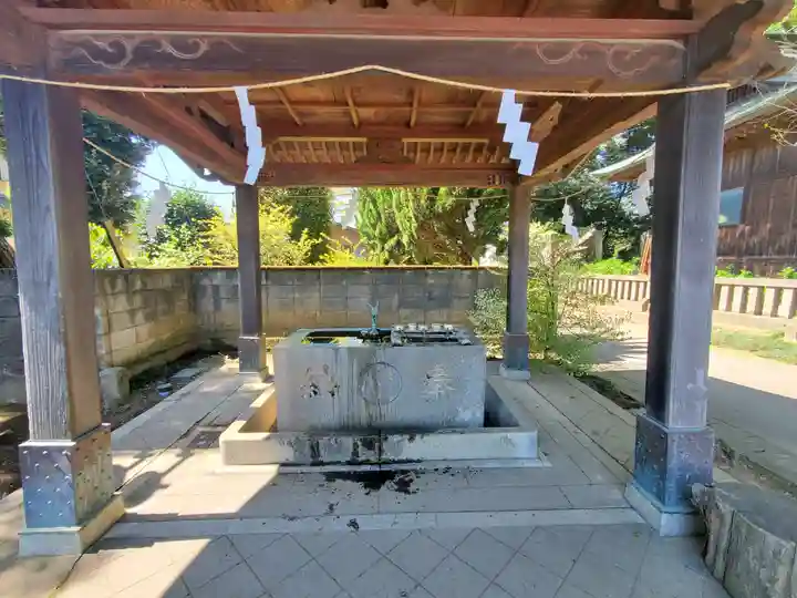 野木神社の手水舎