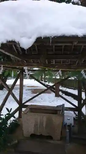 伊福部神社の手水舎