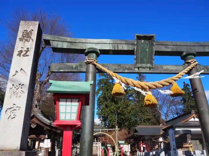 下野國一社八幡宮の鳥居