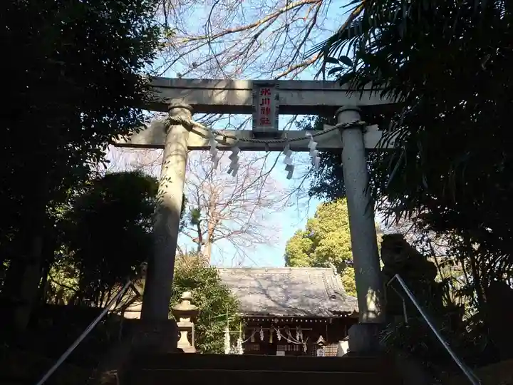 氷川台氷川神社の鳥居