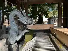 真清田神社の手水