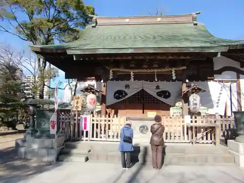 松戸神社の本殿・本堂