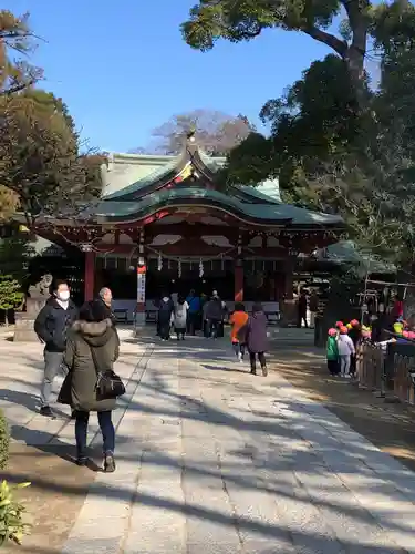 越ヶ谷久伊豆神社の本殿