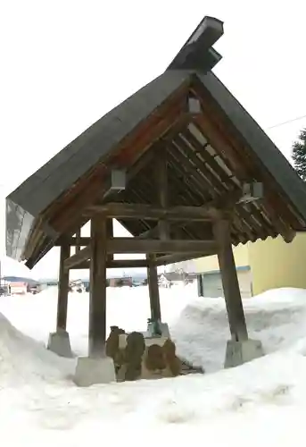 美深神社の手水