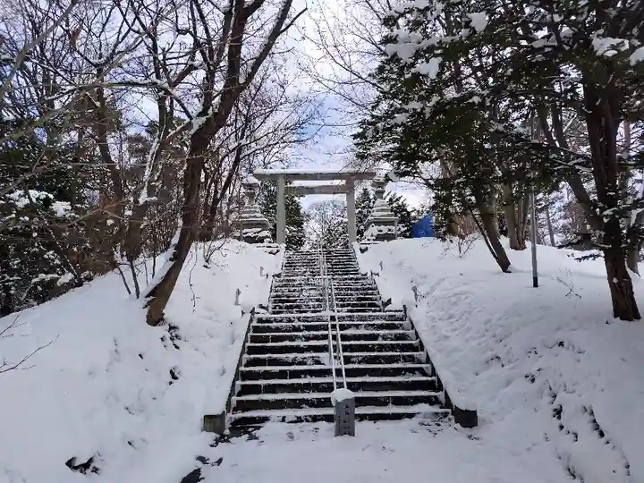 東神楽神社の鳥居