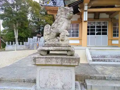 八幡社（久米八幡社）の狛犬