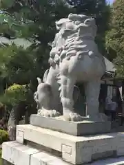 足利織姫神社の狛犬