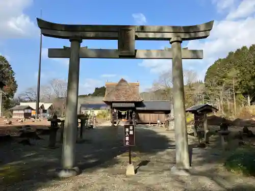 十島菅原神社の鳥居