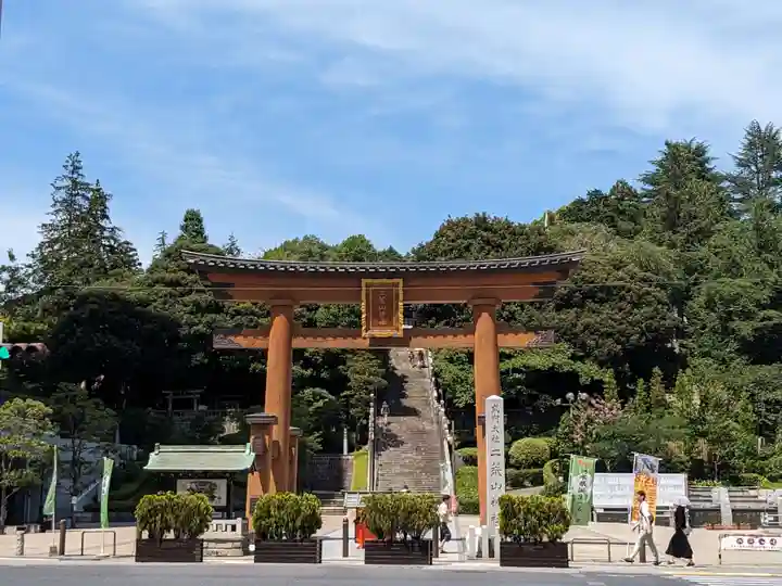 宇都宮二荒山神社の鳥居