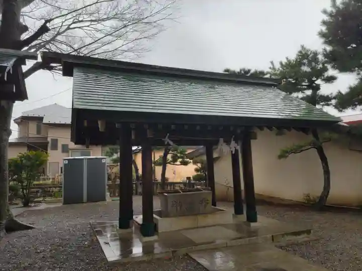 用賀神社の手水舎