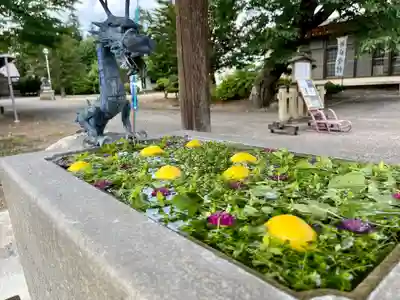 鹿追神社の手水舎