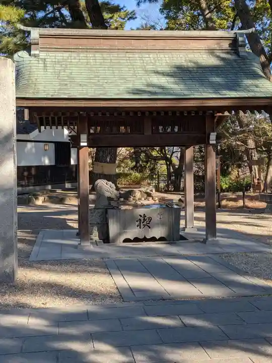 龍城神社の手水舎