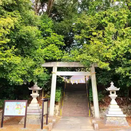 東田神明宮の鳥居