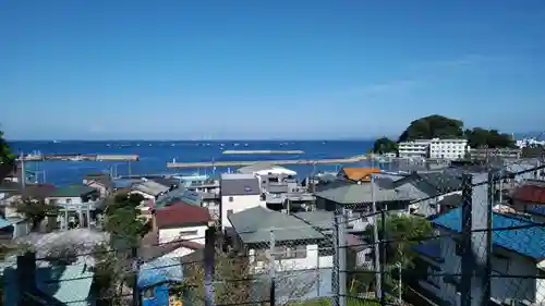 走水神社の景色