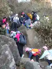 筑波山神社 女体山御本殿の周辺