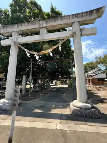 島田八坂神社の鳥居