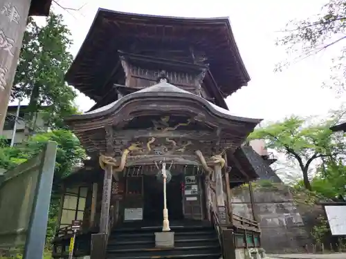 円通三匝堂（さざえ堂）の本殿・本堂